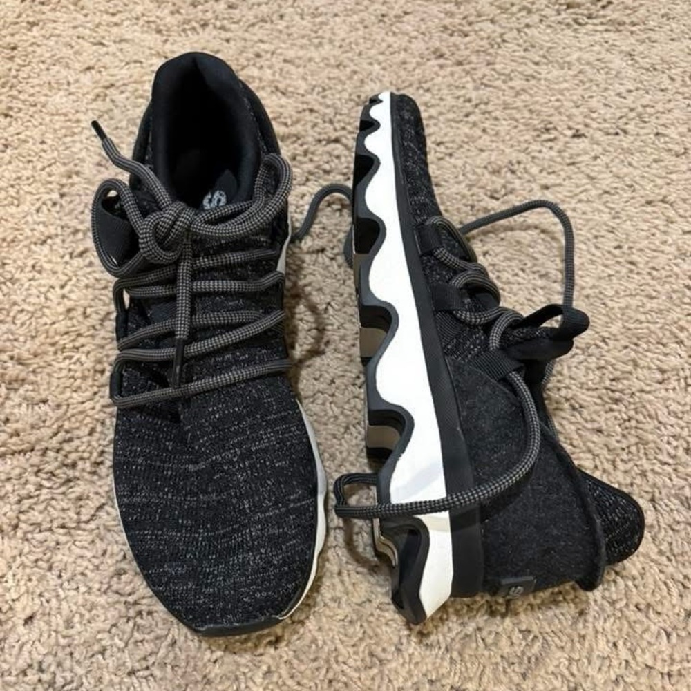 Sorel Black and White Athletic Shoes